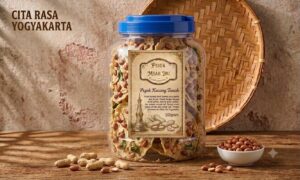 jual peyek kacang tanah kemasan toples