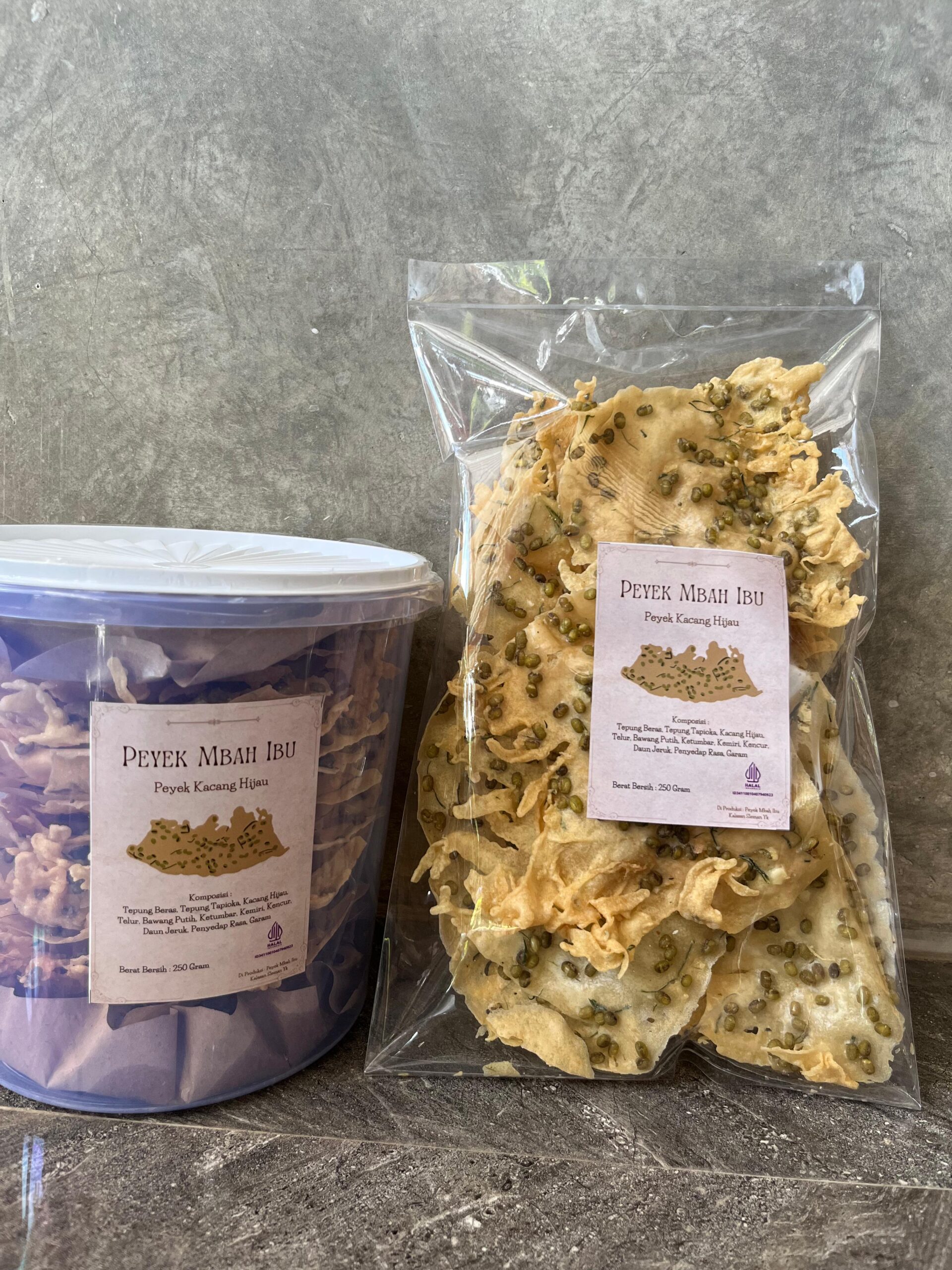 oleh oleh peyek kacang tanah jogja